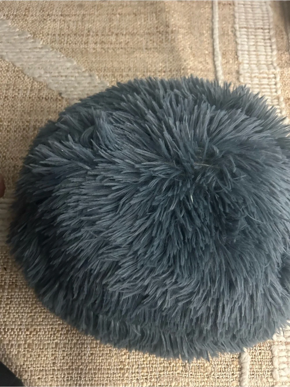Round Plush Pet Bed / Donut Cushion 🐾🐶🐱